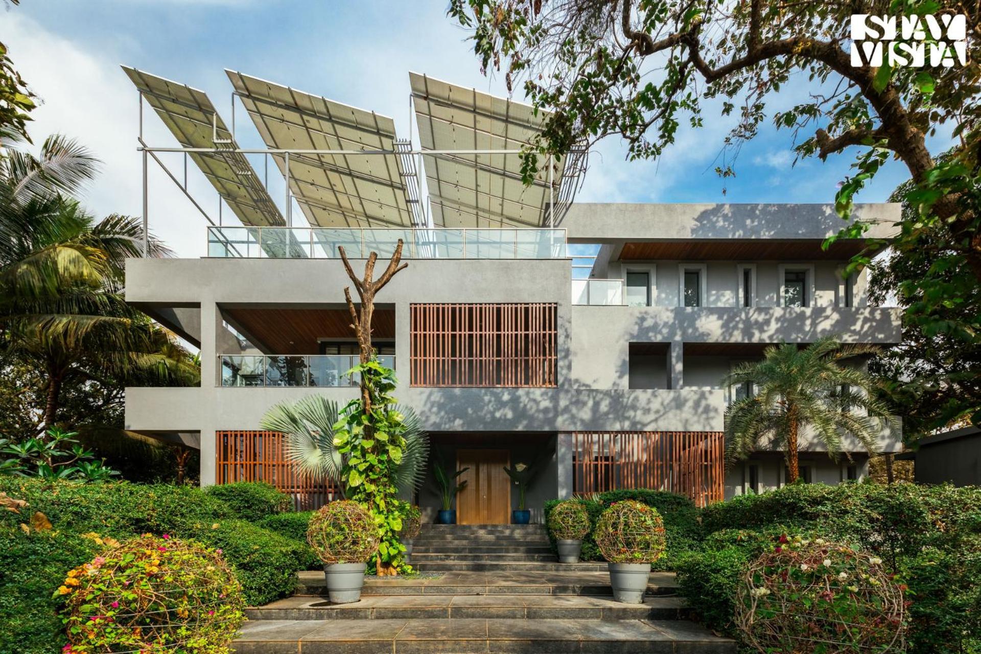 Reflection House By Stayvista With Pool, Terrace Bar, Indoor Games & Exquisite Interiors In A Nutshell Алибаг Екстериор снимка